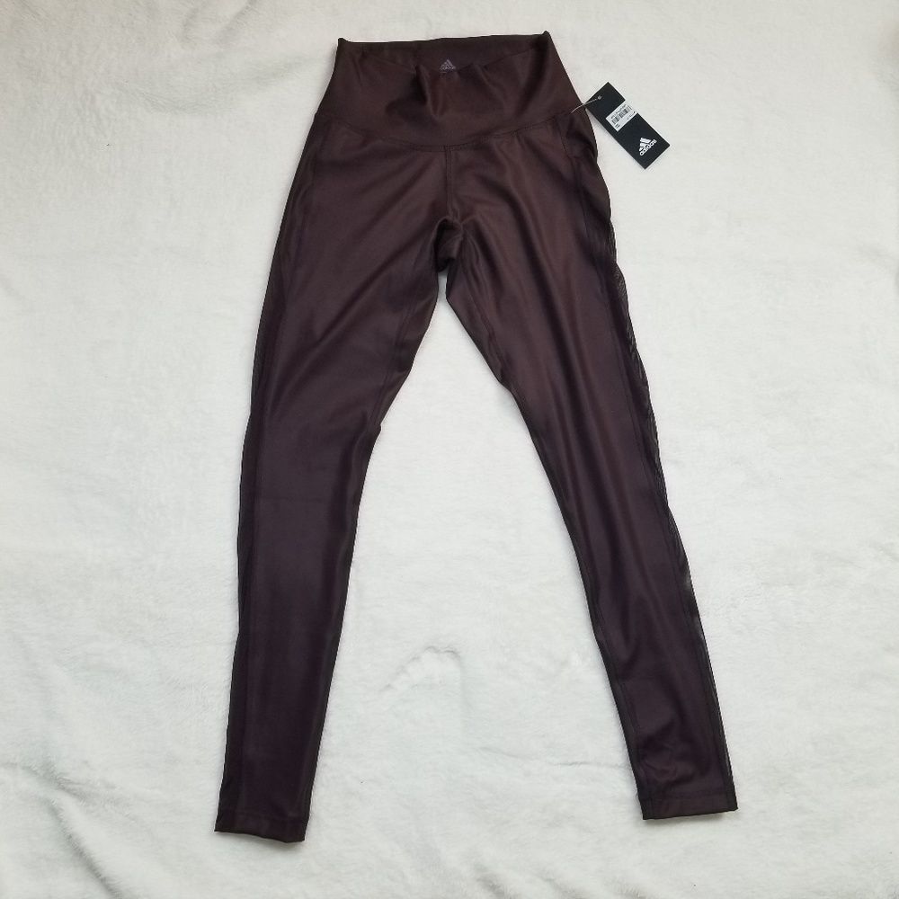 Adidas Night Red Climate Liquid shine Legging XS